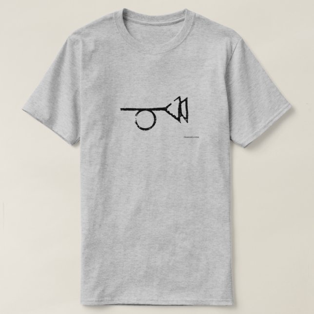 HORN FÖR TRYSTERO MUTTED TEE (Design framsida)