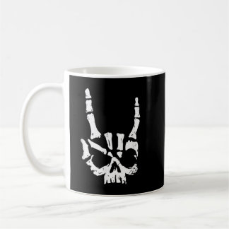 Horn Hand Heavy Metall Hard Rock musik Kaffemugg
