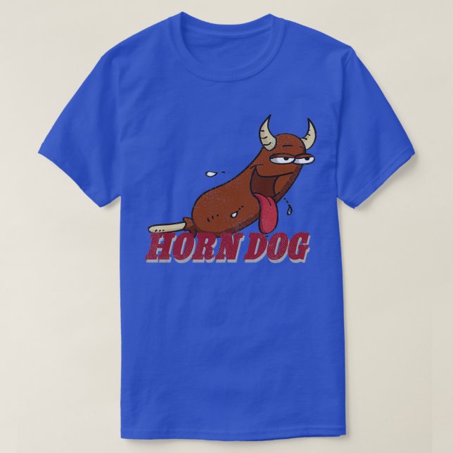 Horn Hund  T Shirt (Design framsida)