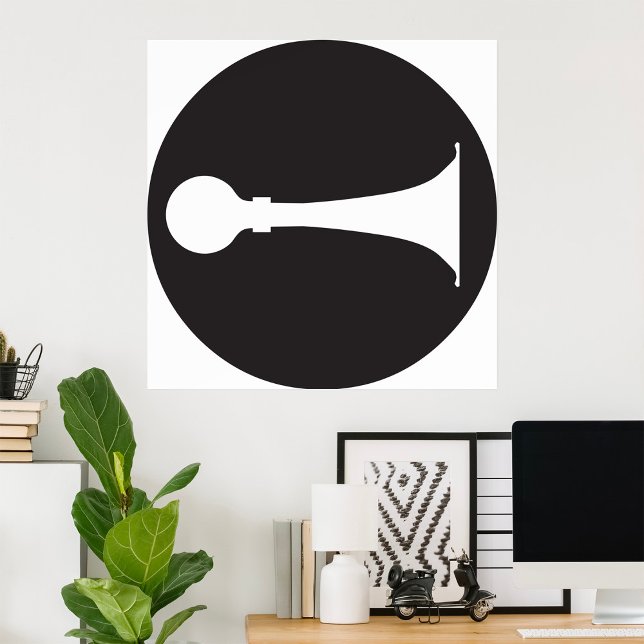 Horn Icon Poster (Skapare uppladdad)