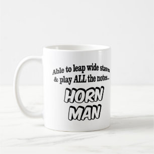 Horn Man - Musik Superhjälte Kaffemugg
