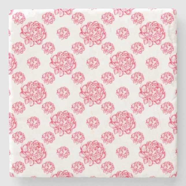 Horn med blommor stenunderlägg (Framsidan)