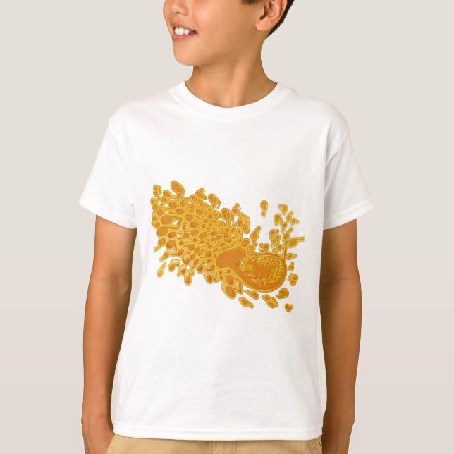 Horn_Music T Shirt (Framsida)