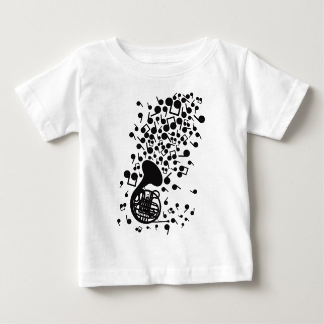 Horn_Music T Shirt (Framsida)