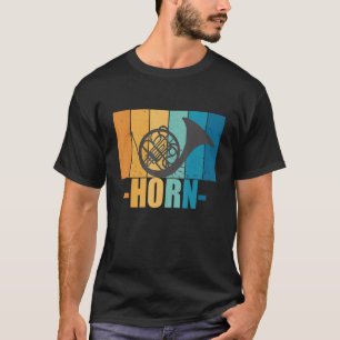 Horn Musician Vintage Musical Instrument Vind Inst T Shirt