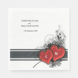 Hörn och Scrollsar Pappersservett