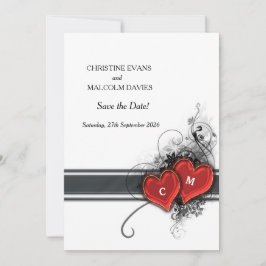 Hörn och Scrollsar Spara Datumet