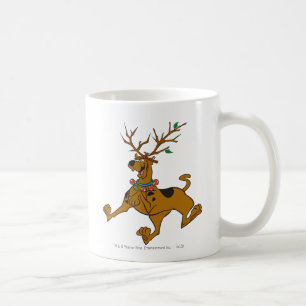 Horn på kronhjort för Scooby-Doo julhelgdag Kaffemugg