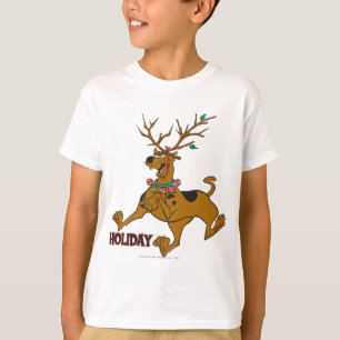 Horn på kronhjort för Scooby-Doo julhelgdag T Shirt