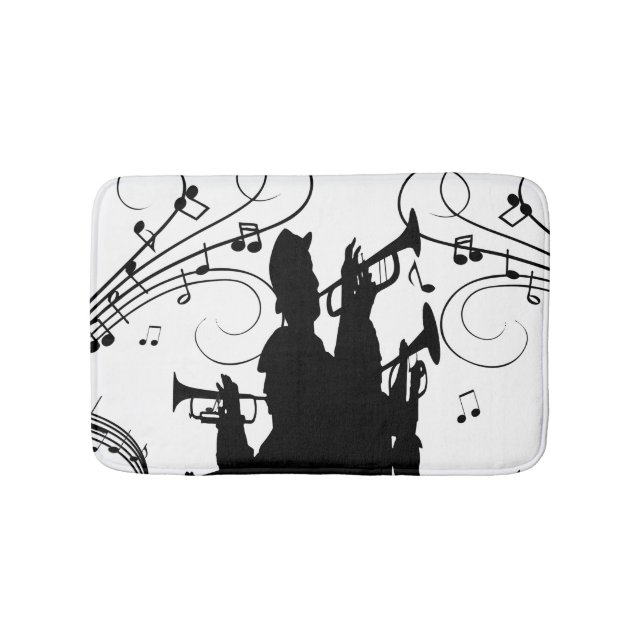 Horn Section Trumpet Jazz Music Badrumsmatta (Framsidan)