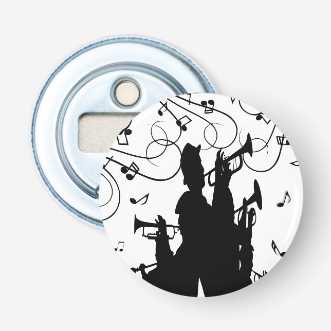 Horn Section Trumpet Jazz Music Flasköppnare (Framsidan)