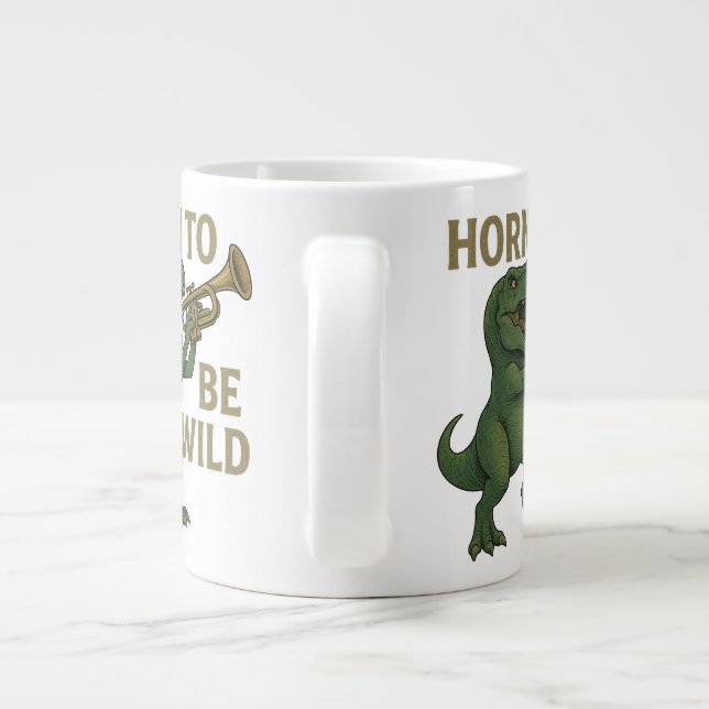 Horn som ska vara Vild Jumbo Mugg (Baksidan)