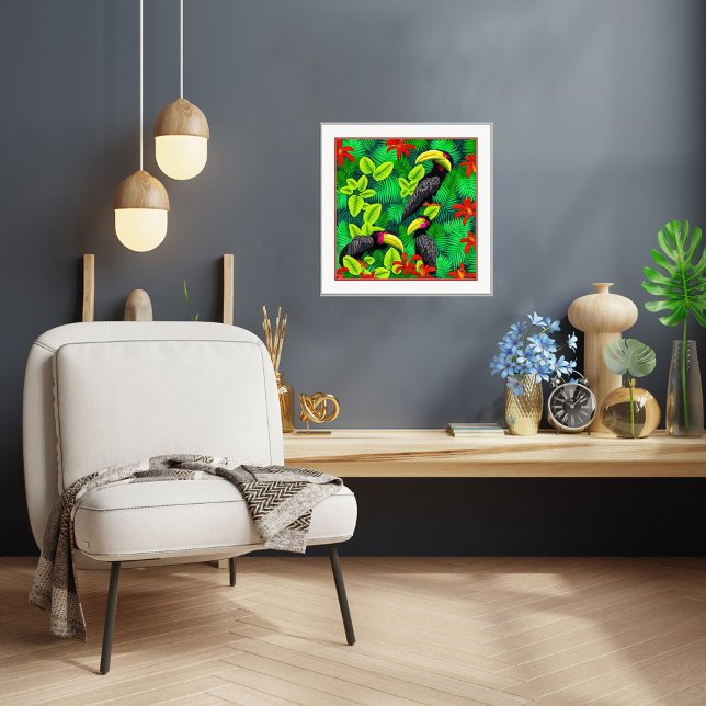 Hornbill - Canvas Art Print Poster (Skapare uppladdad)