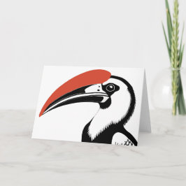 Hornbill Greeting-kort Tack Kort