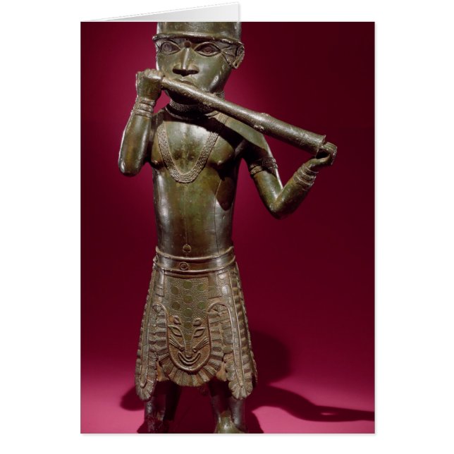 Hornblower från Benin, Nigeria Hälsningskort (Framsidan)