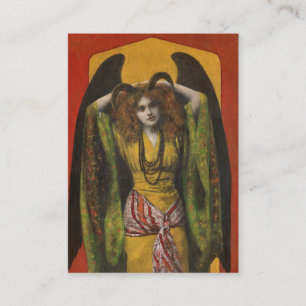 Horned Angel ACEO-Affärskort Visitkort