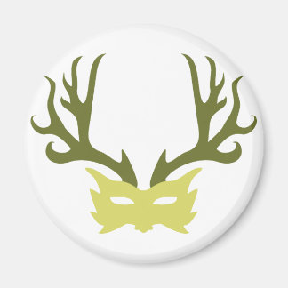 Horned God Mask Magnet