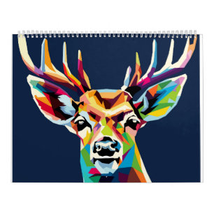 Horned hjort pop kalender