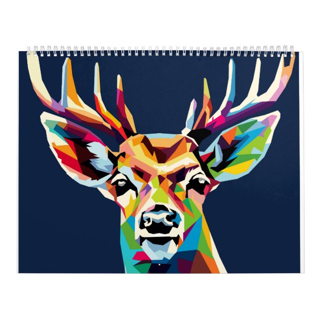 Horned hjort pop kalender (Omslag)