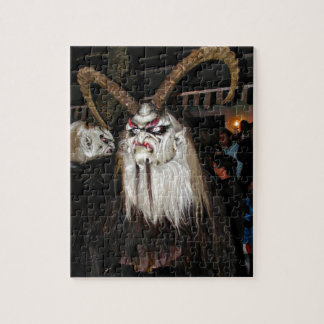 Horned Japansk Djävulen Mask Pussel