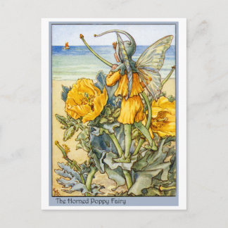 Horned Poppy Fairy Vykort