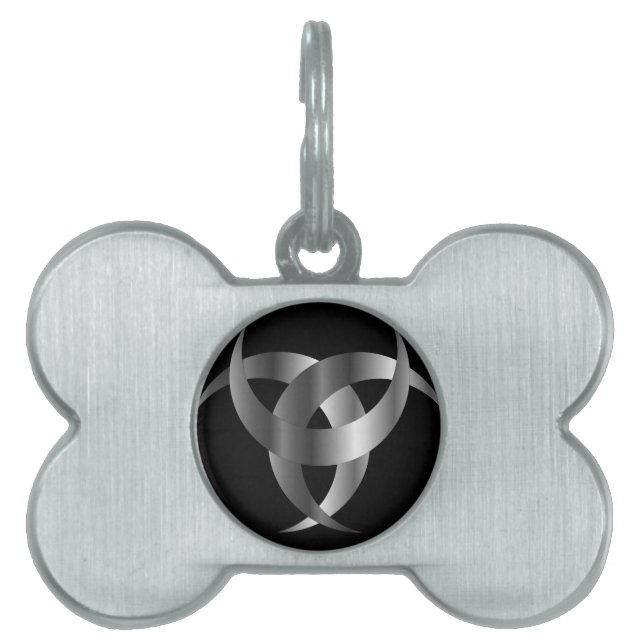 Horned Triskele- hornen av Odin Namnbricka Husdjur (Framsidan)