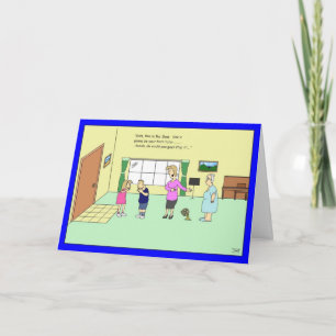 Hornen handleder födelsedagkortet kort