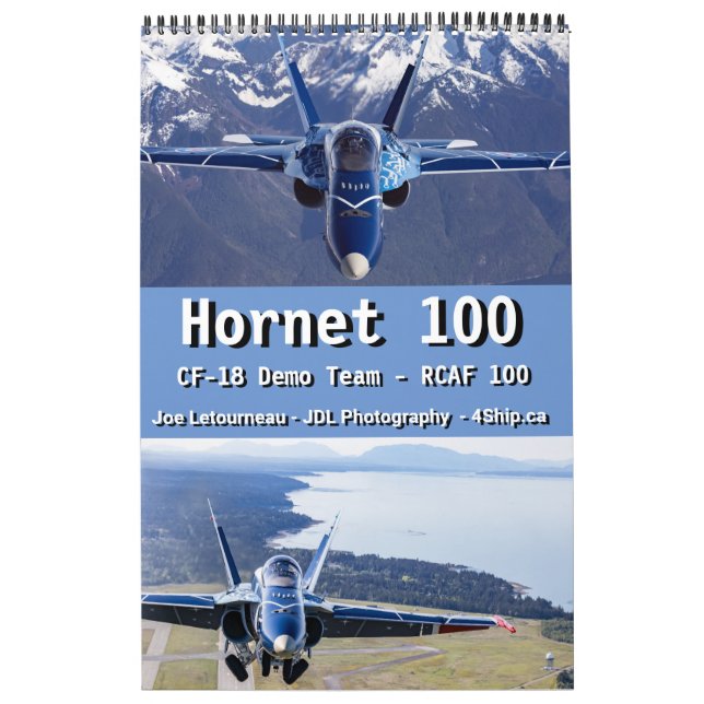 Hornet 100 - RCAF CF-18 Demo Team Kalender (Omslag)