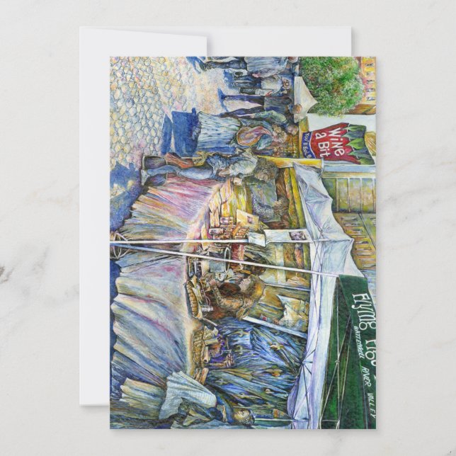 Hörnet av den flygande Gris-gården och Vin en bit. (Framsida)