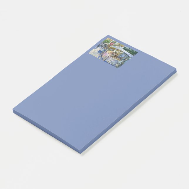 Hörnet av Flying Gris Farm och Vin en bit. Post-it Block (Vinklad)