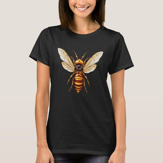 Hornet Insekt T Shirt (Framsida)