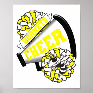 Hornets Cheer Back To School Cheerleading Spirit G Poster