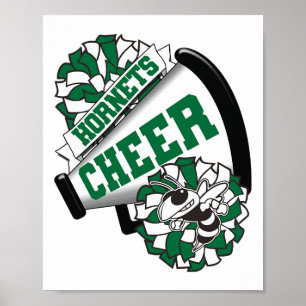 Hornets Cheer Back To School Cheerleading Spirit G Poster
