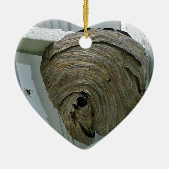 Hornets Nest Julgransprydnad Keramik (Framsidan)