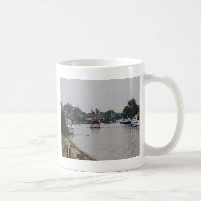 Horning vid floden Bure Kaffemugg (Höger)