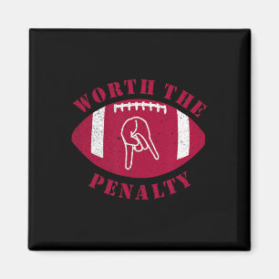 Horns Down Värd Straffet Oklahoma Texas Red Ri Magnet