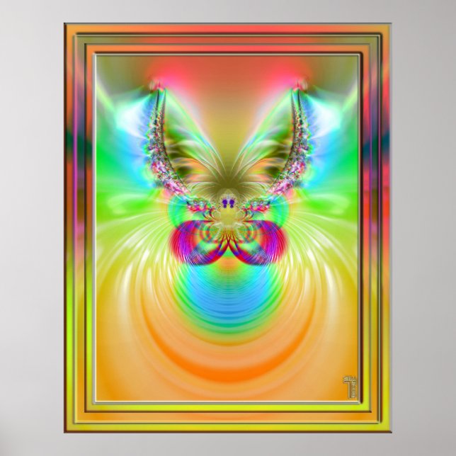 Horns of Hathor Variation 2 Art Print Poster (Framsidan)