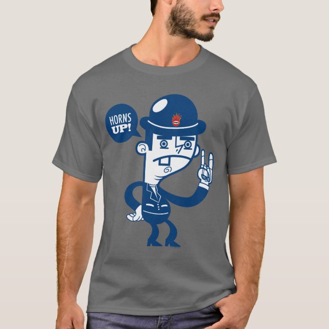 Horns upp! t-shirt (Framsida)