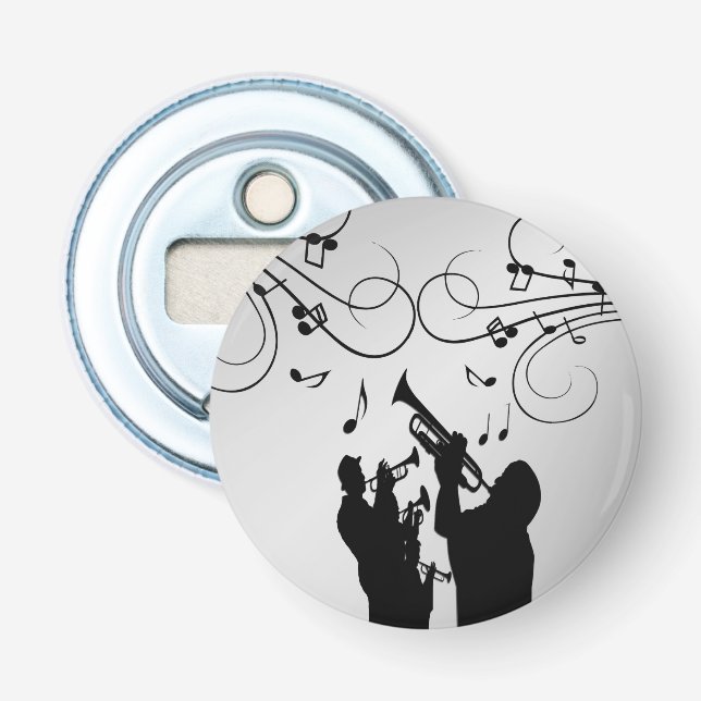 Hornsektion Musikdesign Flasköppnare (Framsidan)