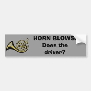 HORNSLAG! Gör chauffören? Bildekal