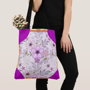 Hörnsten Blossom Lavendel Tygkasse
