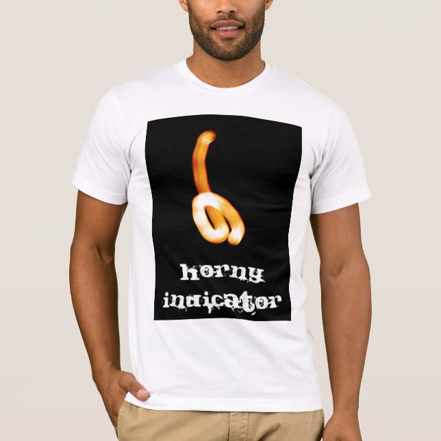 Horny Indicator T-shirt (Framsida)