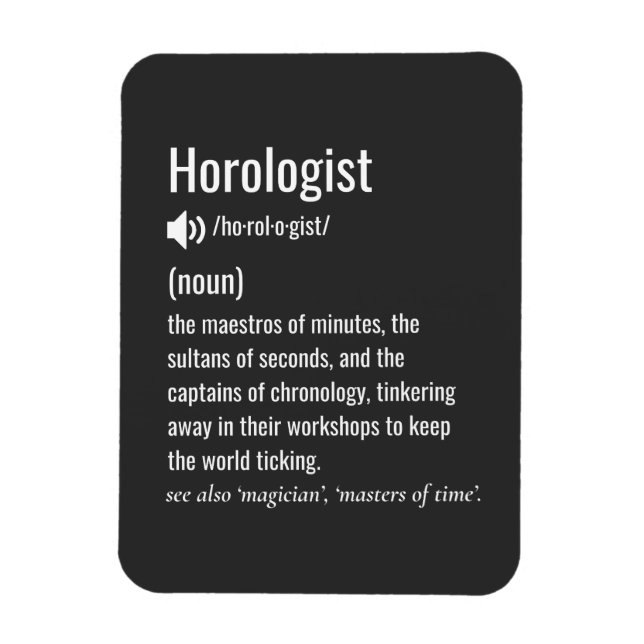 Horologsdefinition Magnet (Vertikal)
