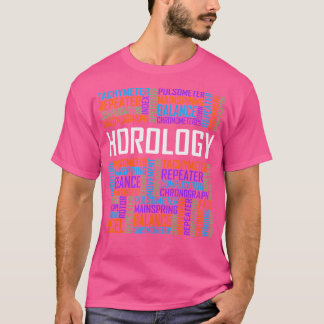 Horology Ord Horologist Watchmaker Expert Clock T Shirt