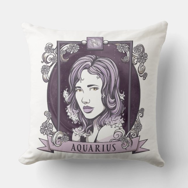 Horoscope - AQUARIUS Kudde (Framsida)