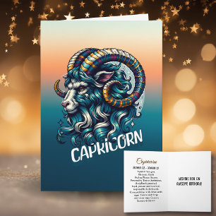 Horoscope Astrological Sign Capricorn Birthday Kort