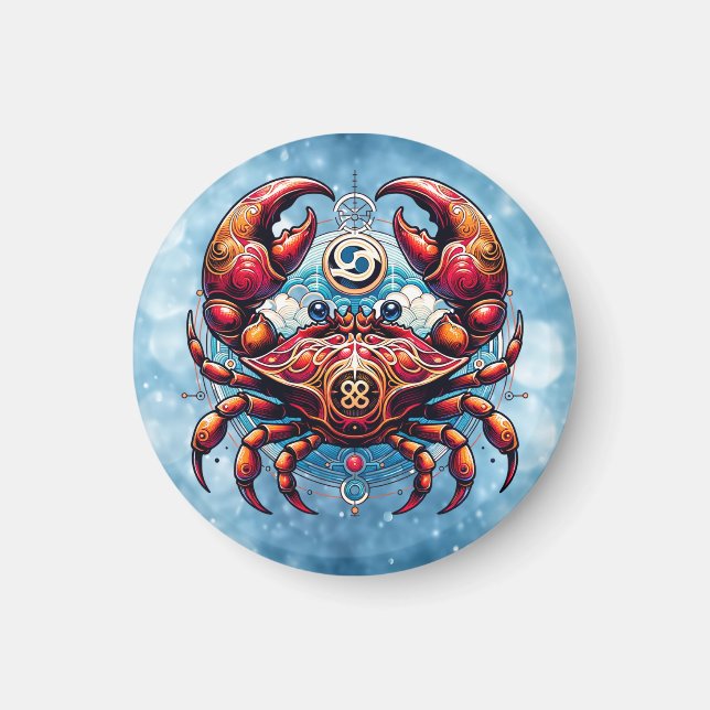 Horoscope Astrological Sign for Cancer the Crab Magnet (Framsidan)