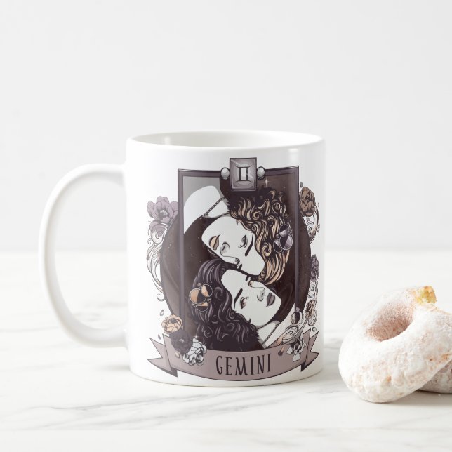 Horoscope - GEMINI Kaffemugg (Med munk)