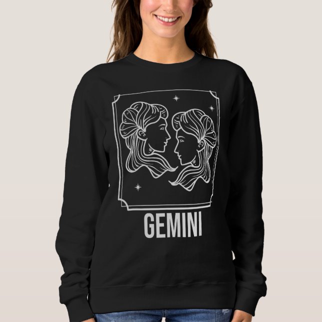 Horoscope Gemini Zodiac Astrology Sign 7 T Shirt (Framsida)