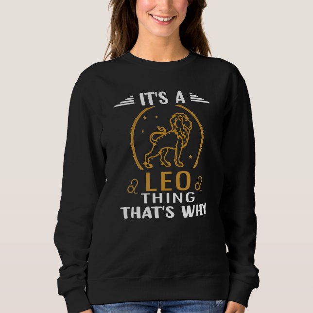 Horoscope Leo Astrology Zodiac-tecken T Shirt (Framsida)
